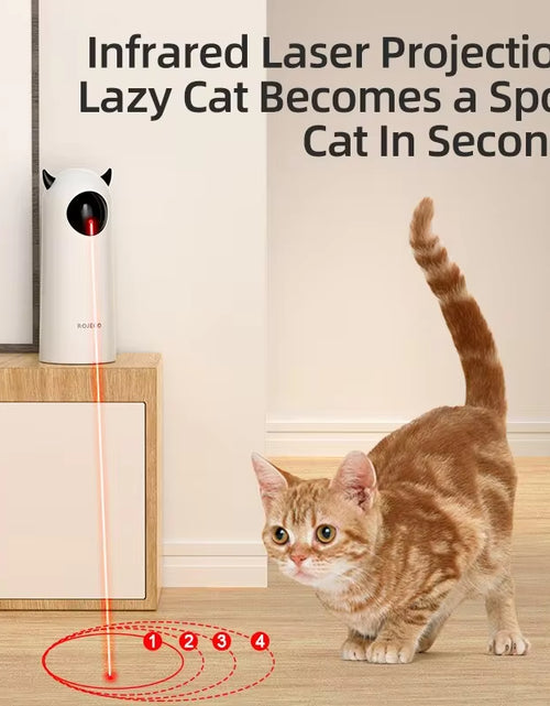 Load image into Gallery viewer, Automatic Cat Toys LED Laser Interactive Smart Teasing Pet Handheld Electronic Indoor Random Laser Cats Toy Accessories for Dog
