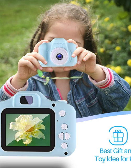 Load image into Gallery viewer, Kids Camera Digital Camera for 3-8 Year Old Girls,Toddler Toys Video Recorder 1080P 2 Inch,Children Camera Birthday Festival Gift for 3 4 5 6 7 8 Year Old Boys(32G SD Card Included)
